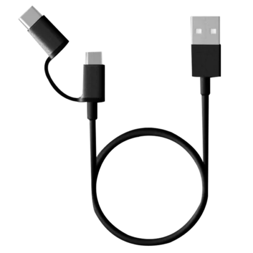 Mi 2-in-1 USB Cable (Micro USB to Type C) 100 cm