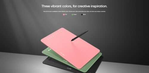 XP-PEN - Deco 01 V2 Graphics Tablet - Pink - Image 3