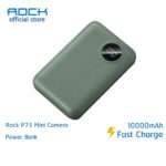 ROCK Power Bank - 10000mAh - Mini Portable Bidirectional Fast Charge Digital Display - P75