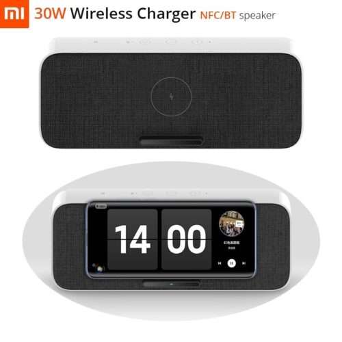 Xiaomi - 30W Wireless Charger - NFC Bluetooth Speaker - Image 3